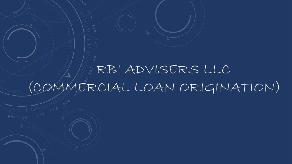 US & Offshore Commercial Loan Origination Real Estate Offerings