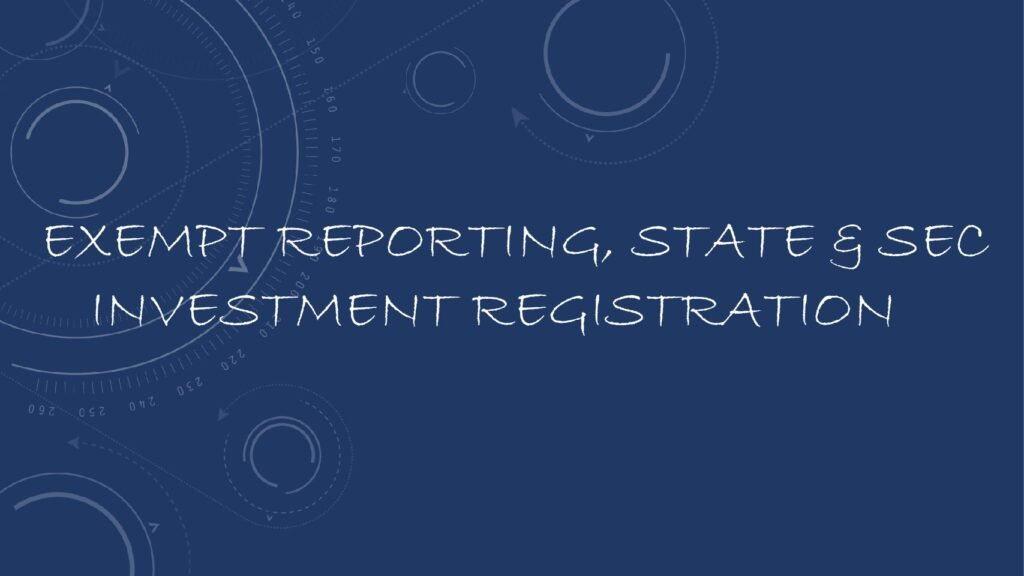 SEC, NFA, State Adviser Registration